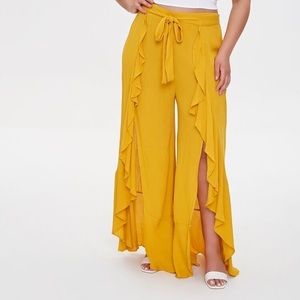 Plus Size Split Leg Pants